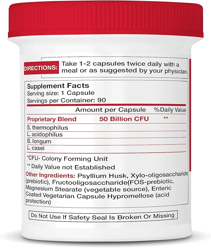 Capsule Kidney Restores & Kidney Care Supplement - Probiotic & Prebiotic Supplement to Support Normal Kidney Function - 50 Billion CFU per Capsule - Made in U.S.A (90 Caps (1 Pack))
