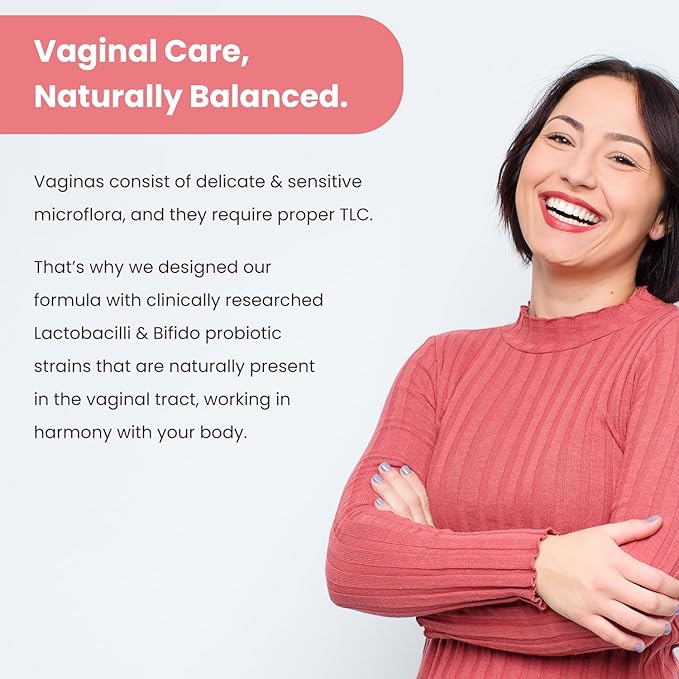 Vaginal Probiotics for Women pH Balance | 50 Billion CFU Womens Probiotic + Cranberry Pills for Vaginal Health, Healthy Odor, Yeast, Urinary Tract | Vegan Women's Probiotics and Prebiotics Supplement