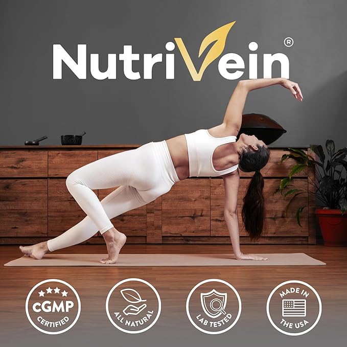 Nutrivein Premium Pure Himalayan Shilajit for Men and Women - 1500 mg - 60 Capsules- Powerful Resin Extract Blended with Irish Sea Moss, Tongkat Ali, & Ashwagandha - Vitality, Clarity, & Performance