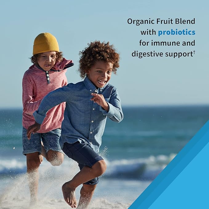 Garden of Life Kids Multivitamin Gummy with Iron + Probiotics for Immune Health & Digestion, Energy & Development, Vitamin Code, Non-GMO, Gluten-Free, 90 Orange Gummies, 30 Day Supply