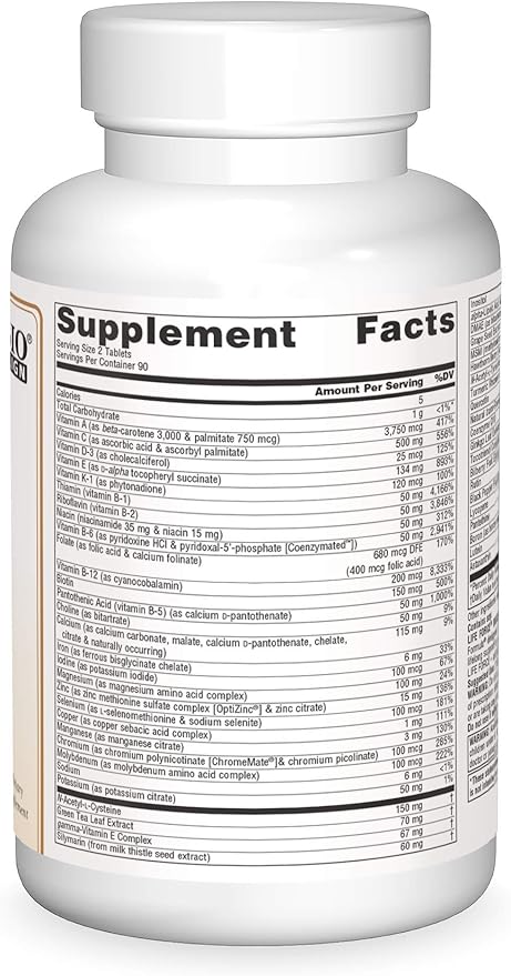 Source Naturals Life Force Multiple, Energy Activator* - 180 Tablets