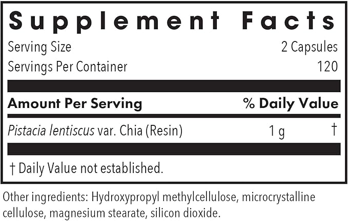 Allergy Research Group Mastica - Mastic Gum Capsules, Digestive Health Supplement for Adults, Mastic Resin Powder Capsules for Gut Health Support - 240 Count