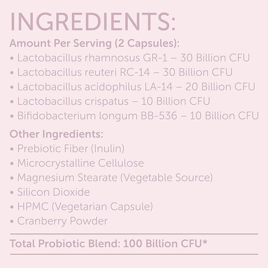 Bacterial Vaginosis Treatment | BV Treatment for Women | Natural Homeopathic Supplement for Odor, Itching, Discharge, BV, and Vaginal Microbiota Imbalance | 60 Capsules