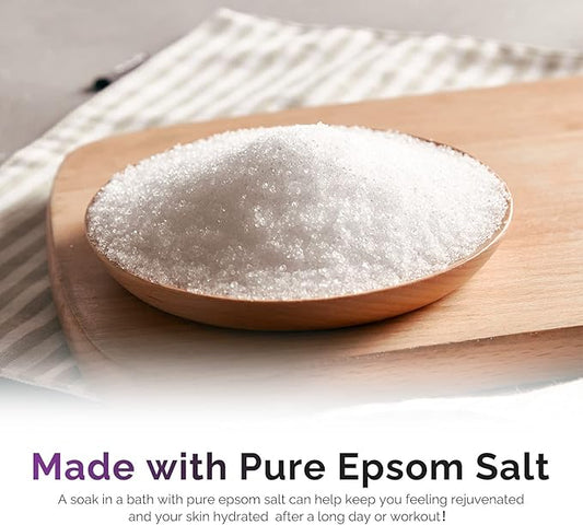 Spa Luxetique Bubble Bath, Foaming Bath with Epsom Salt, Chamomile Rose and Lavender Scent Bathing Set, 3 Pack 49.8 fl oz Christmas Gifts Set for Women and Men