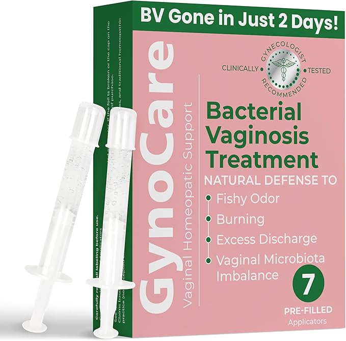 Bacterial Vaginosis Treatment | BV Treatment For Women | Natural Homeopathic Pre-Filled Vaginal Applicators for Odor, Itching, Discharge, BV, and Vaginal Microbiota Imbalance