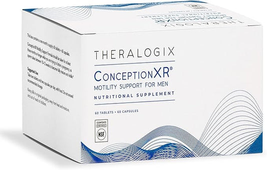 Theralogix ConceptionXR Motility Support Formula - Men's Preconception Vitamins for Fertility Support - Male Fertility Supplements for Sperm Health* - NSF Certified - 60 Tabs + 60 Caps (30-Day Supply)