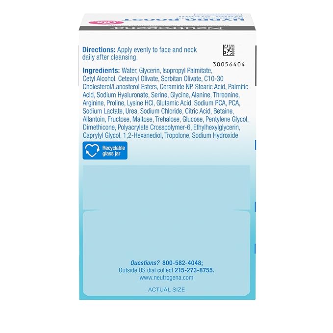 Neutrogena Hydro Boost Skincare Set, Hydro Boost Fragrance Free Gel Cream Face Moisturizer, 1.7 fl oz, & Trial Size Hydro Boost Fragrance Free Hydrating Gel Facial Cleanser, 0.5 fl oz