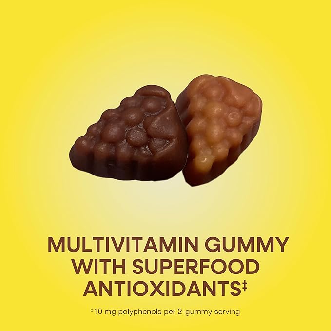 Nature's Way Alive! Women's 50+ Daily Gummy Multivitamins, Women's Supplements, Supports Healthy Heart, Brain & Bones,* B-Vitamins, Mixed Berry Flavored, 130 Gummies (Packaging May Vary)