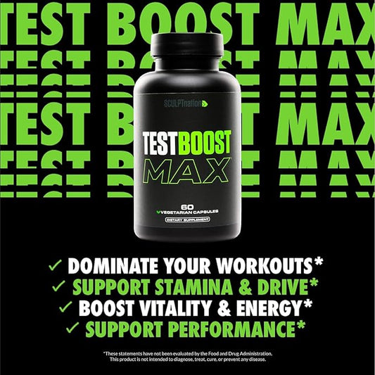 Sculpt Nation by V Shred Test Boost Max and Multivitamin Bundle