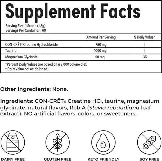 Reignite Wellness by JJ Virgin | SHEatine Powder | Creatine Trifecta for Powerful Aging | Creatine HCL, Taurine & Magnesium Glycinate | Orange Flavor 60 Servings