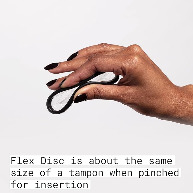 Flex Menstrual Discs | Disposable Period Discs | Reduce Cramps & Dryness | Beginner-Friendly Tampon Alternative | Capacity of 5 Super Tampons | Made in Canada | 2-Pack (24 Total Count)