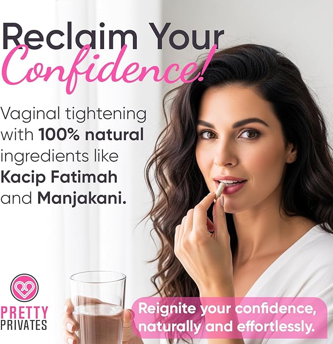 Premium Vaginal Tightening Pills - Tighten Rejuvenate and Lubricate - All-Natural Vaginal Tightening and Holistic Intimate Health - Vegan- Supports Moisture Elasticity & Feminine Wellness Naturally