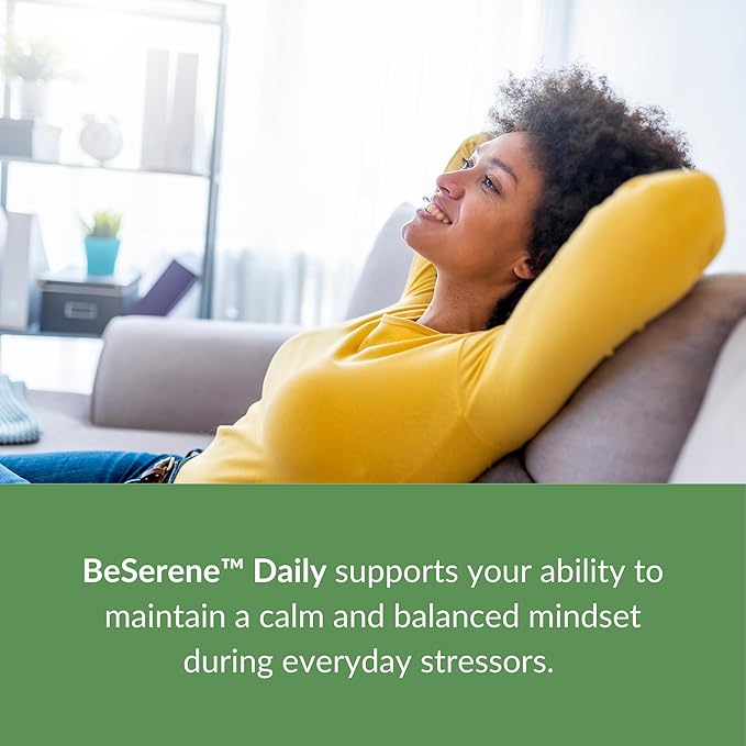 BeSerene Daily | Cortisol & Stress Support | Supports Your Sleep and Adrenals | 30 Servings