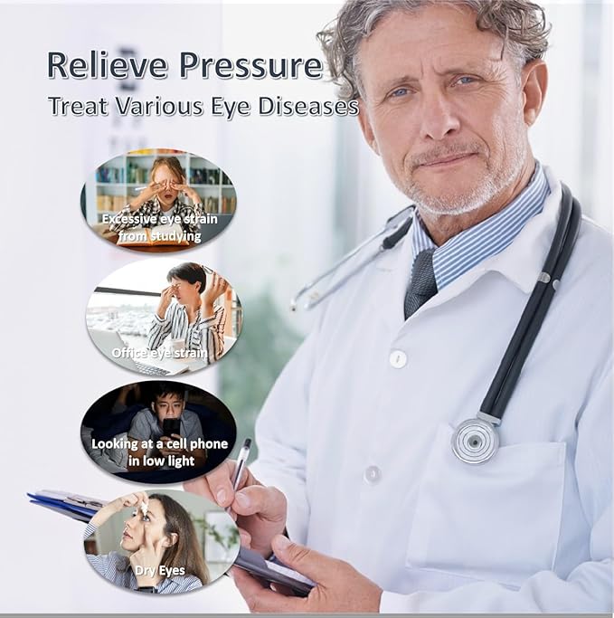 Heated Eye Mask Cordless for Dry Eyes, Warm Eye Compress with Vibration Relaxation Function,for Dry Eyes & Better Sleep, Light Blocking Heat Eye Mask for Men Women