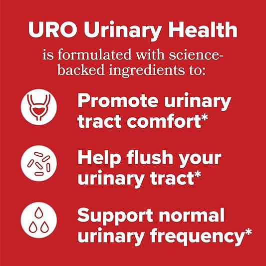 O Positiv URO Urinary Tract Health Supplement for Women, 60 Count (Pack of 2) - Urinary Support Vitamins with Pacran Complete Cranberry Extract, D-Mannose, & Vitamin C - Vegan & Gluten-Free