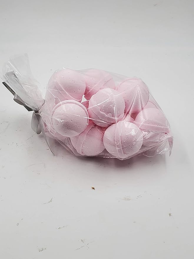 Spa Pure Cotton Candy Bath Bombs: Fizzies Made in USA with Shea Butter, Ultra Moisturizing, Great for Dry Skin, All Skin Types (14 Count) Pack of 1