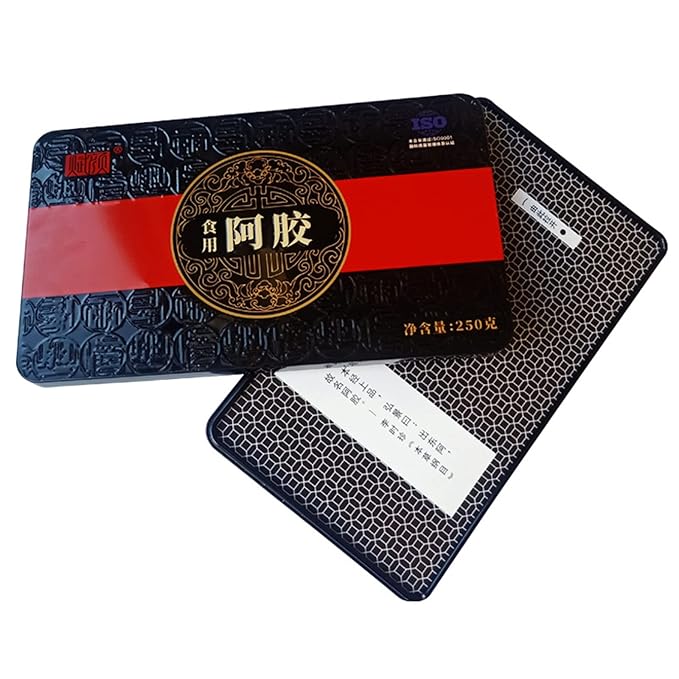 Chinese Herbs Premium Quality Ejiao Block E Jiao Gelatin Cake Ejiao Ar Jiao Tablets 250g(8.8oz)