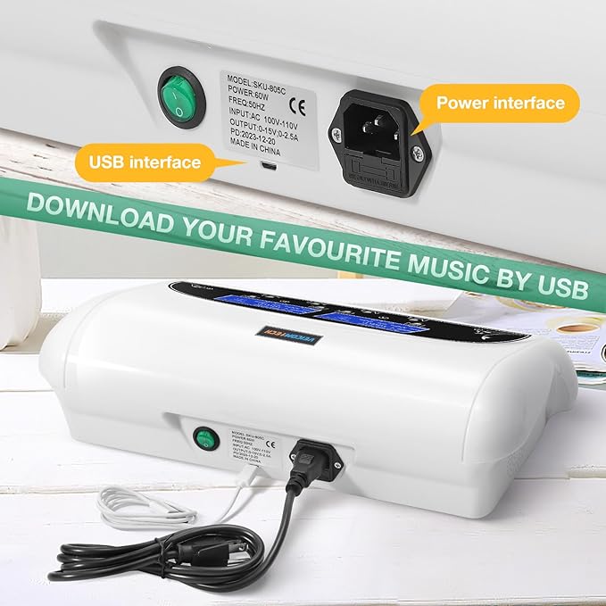 Dual Ionic Foot Bath Detox Machine - Professional Ionic Foot Bath Spa Cleanse with 2 Waist Belts, 2 Arrays, 10 Liners