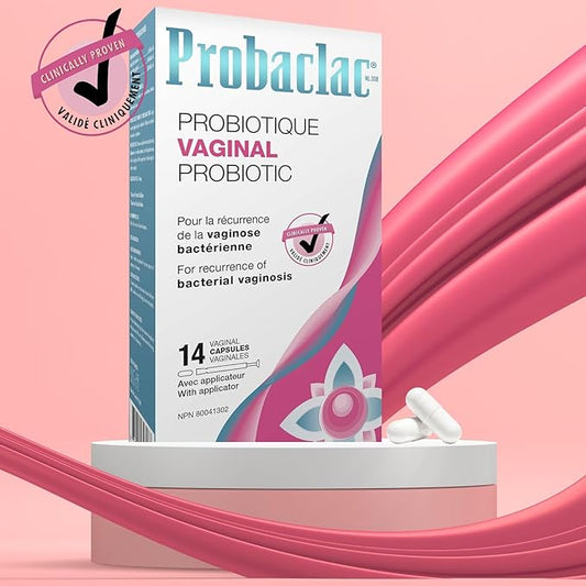 Vaginal Probiotic Bacterial Vaginosis Formula. Reduces The Recurrence of Bacterial vaginosis. Contains 8 Billion Active Cells.Balances Yeast and Bacteria to Maintain Feminine Health (1)
