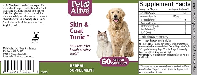 PetAlive Skin & Coat TonicTM 2 Pack
