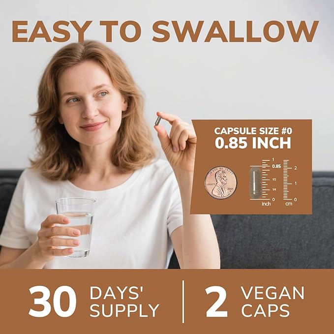 Probiotics+Mushroom, with Lion's Mane, Reishi, Cordyceps, 10 Probiotic Strains, 10000mg Mushroom Strength, for Digestive, Immune, Brain Health & Energy Production, 60 Vegan Capsules
