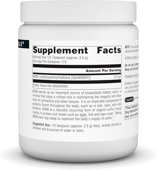 Source Naturals MSM, (Methylsulfonylmethane) - 16 Ounce Powder