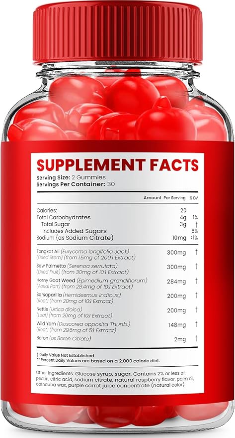 (1 Pack) Teniva Gummies, Teniva All Natural Gummys, Advanced Formula, 60 Gummies