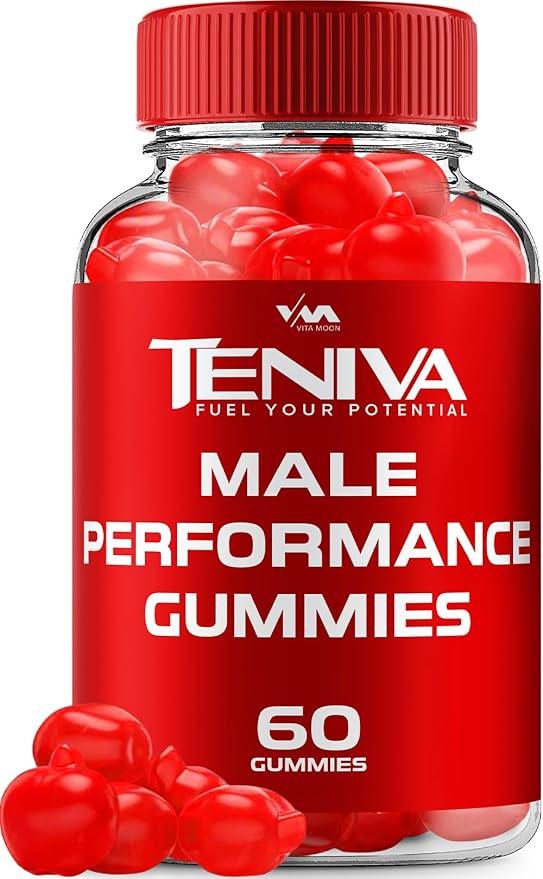 (1 Pack) Teniva Gummies, Teniva All Natural Gummys, Advanced Formula, 60 Gummies