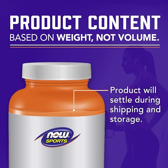 NOW Sports Nutrition, Creatine Monohydrate Powder, Mass Building*/Energy Production*, 21.2-Ounce (Pack of 5)