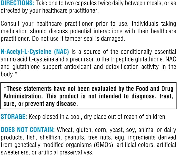 XYMOGEN NAC N-Acetyl-Cysteine 600mg - Cardiovascular, Antioxidant, Liver Detox + Immune Support Supplement - Supports Glutathione Synthesis - Non-GMO NAC Supplement (60 Capsules)