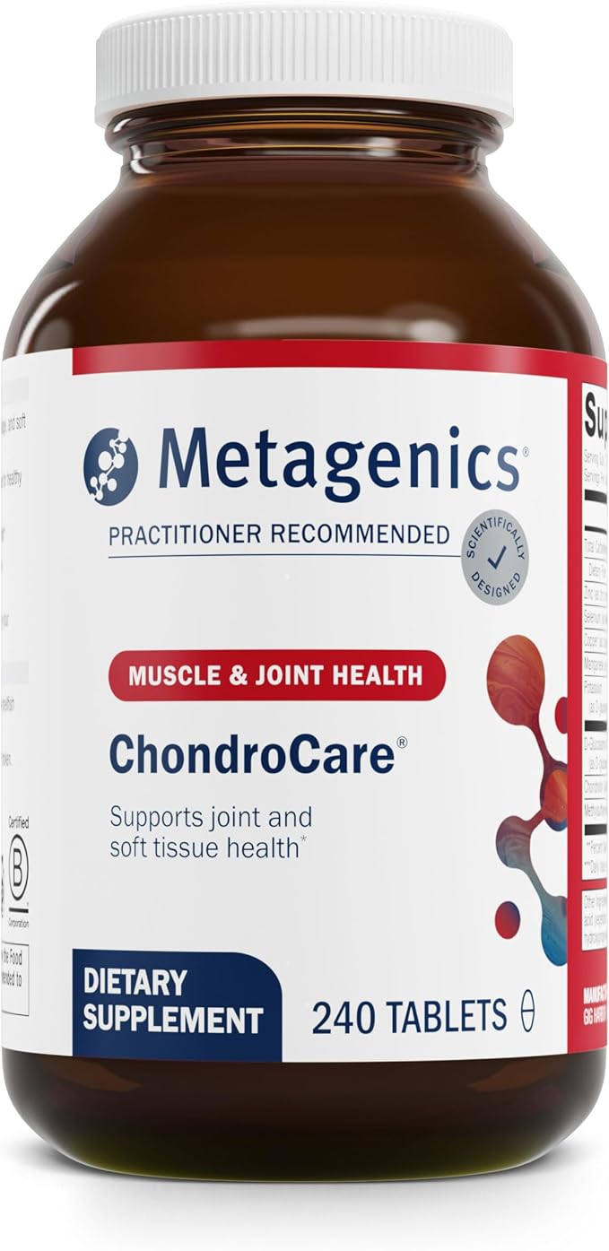 Metagenics ChondroCare - Joint Support* - Antioxidants Support* - with Glucosamine & Chondroitin Sulfate - Joint Health Supplement for Men & Women* - 240 Tablets