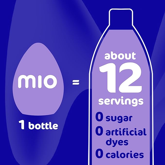 mio Unwind Blueberry Lemon Liquid Water Enhancer with Magnesium & B Vitamins, 1.62 fl oz Bottle