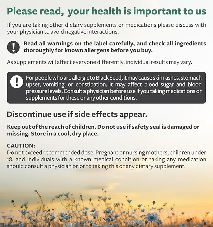Cold-Pressed Black Seed Oil Capsules - Vegan Non-GMO Nigella Sativa Black Seed Oil Supplement with Ginger Extract for Wellness & Digestive Health Support - Gingerol & Thymoquinone-Rich (1 Month)