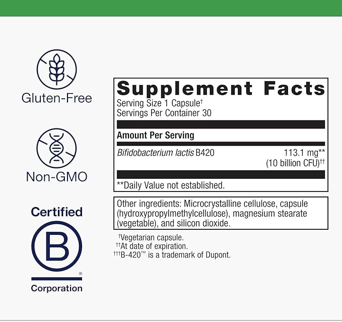 Metagenics UltraFlora Control Probiotic Supplement - Shelf-Stable Formula with Prebiotics - Supports Healthy Gut Microbiome, Weight Regulation & Bloating Relief* - 30 Servings