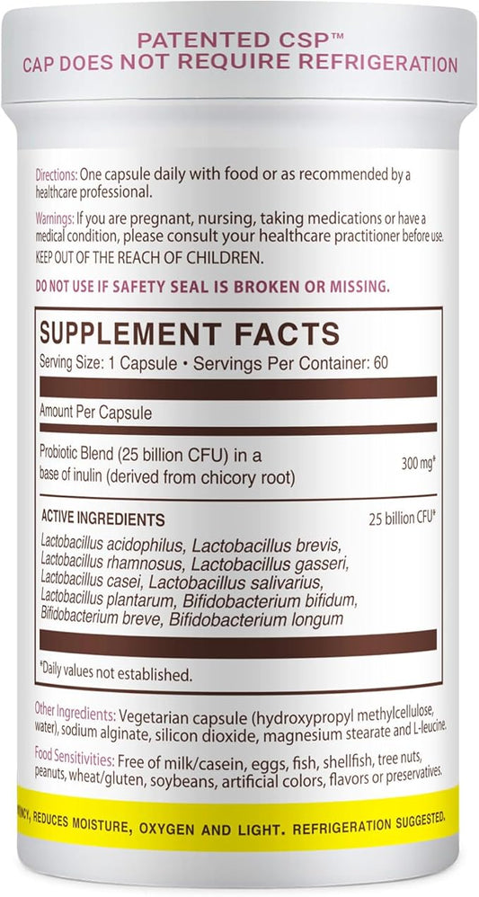 Probiotics for Women, Vaginal Probiotic, Promotes PH Balance, UT Health, 25 Billion CFU, Once Daily Womens Supplement, Kosher, (60 Capsules)