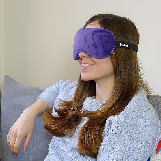 Moist Heat Eye Compress&Microwave Hot Eye Mask for Dry Eyes，Heated Eye Mask Natural and Healthy Therapies