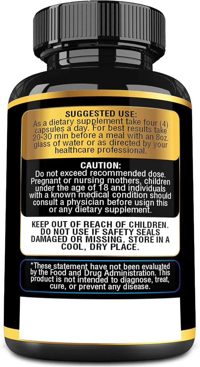 Organic Bee Pollen Supplement - 7in1 Formula - Combine with Propolis, Royal Jelly, Panax Ginseng, Ceylon Cinnamon, Ginger, and Saffron - Digestive Health, Immune Support - 120 Capsules