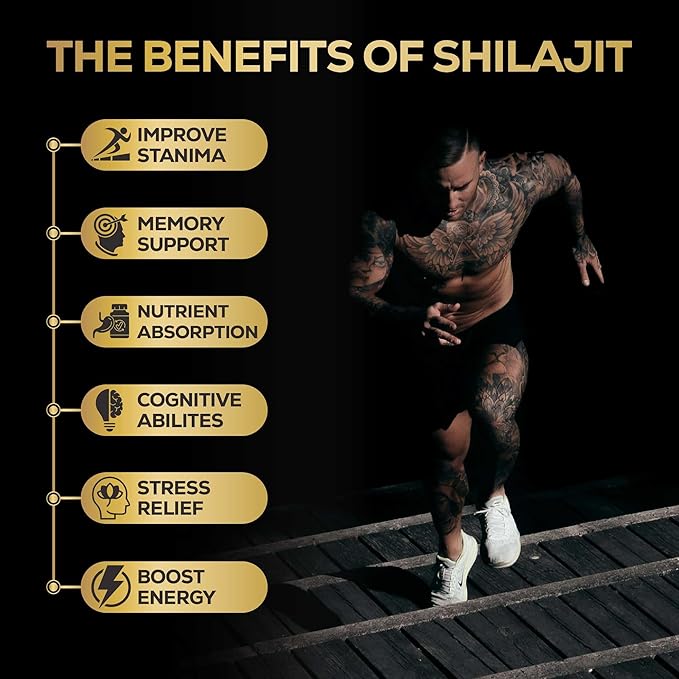 Alcami Pure Himalayan Shilajit Resin - High Potency Gold Grade Shilajit for Men & Women | 100 Servings | 85+ Trace Minerals | 75%+ Fulvic Acid | Lab Tested | 50 Grams | Spoon Included