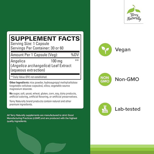 Terry Naturally SagaPro Bladder - Bladder Support Supplement - Dietary Supplement with Angelica Leaf Extract - Vegan Capsules to Aid Urinary Tract Function & Health - 60 Capsules