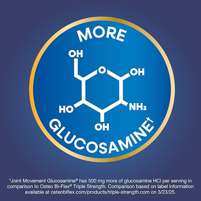 Nature’s Way Joint Movement Glucosamine Drink Mix, Ultra Strength Glucosamine, MSM, Hyaluronic Acid, Vitamin D3, Supports Bones, Muscles, Cartilage*, No Sugar, No Shellfish, 30 Unflavored Packets