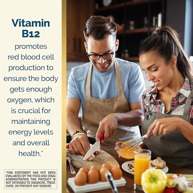 Nature's Wonder Vitamin B12 1000 mcg Timed Release Tablets for Energy Metabolism, Supports Brain Health and Nervous System Health, 150 Day Supply, 150 Tablets