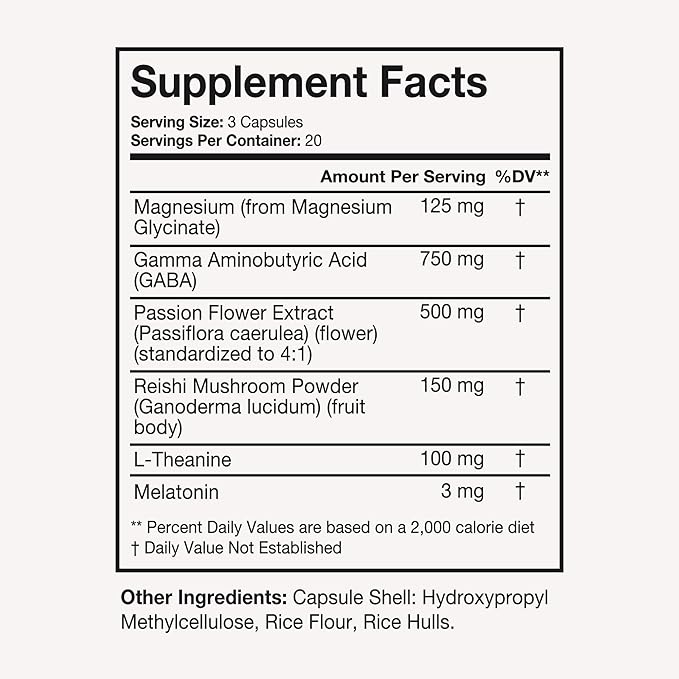 Terra Heath Essentials Fast Asleep - Sleep Support, Helps with Sleeplessness & Restlessness - All Natural, 30 Day Supply