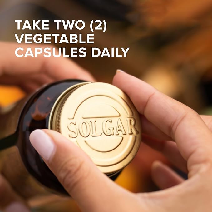 Solgar Red Yeast Rice 600 mg - 120 Vegetable Capsules - Non-GMO, Vegan, Gluten & Dairy Free, Kosher - 60 Servings
