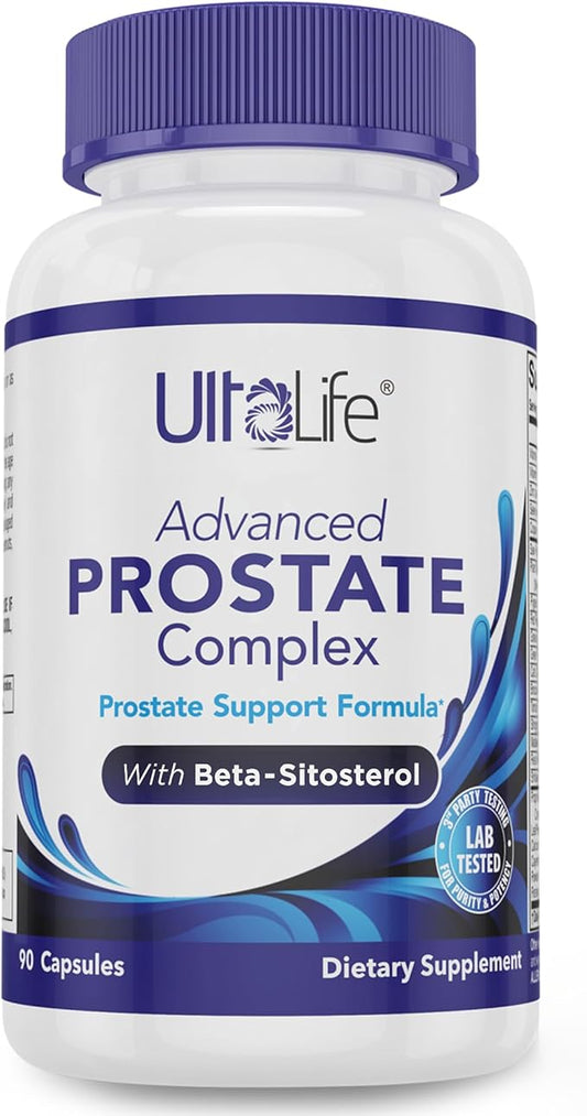 Advanced Saw Palmetto Prostate Supplement for Men with Beta Sitosterol Promotes Urinary Comfort, Sleep Quality & Prostate Health 90 Capsules
