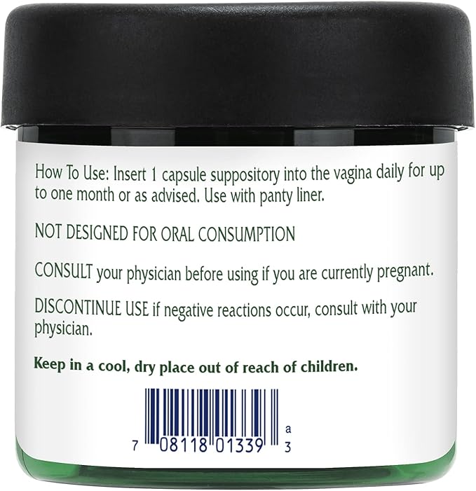 Vitanica V-Probiotics - Probiotics for Women - Vaginal Suppositories with Lactobacillus Rhamnosus, Gasseri & More - Women's Health Supplement - Pro Logo - 30 Vaginal Suppositories