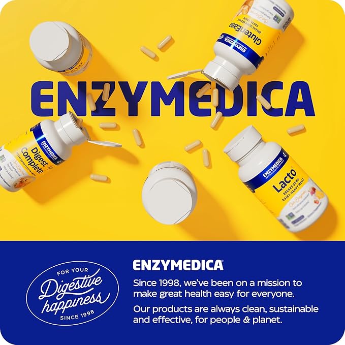 Enzymedica, Apple Cider Vinegar Gummies, Made with The Mother, 12 Organic, USA-Grown Apples per Bottle,[c][d] 1000 mcg Vitamin B12 per Serving, Natural Apple, 74 Count
