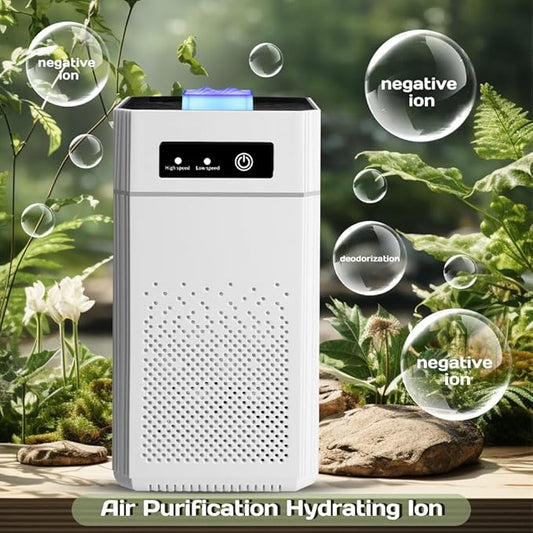 KEPEAK Hepa Air Purifiers for Home Large Room Up to 1290 Ft², Air Cleaner with H11 True Hepa 3-in-1 Filter, Small Portable Air Purifier for Home Pets, Bedroom, Dorm Room, Car, Desk