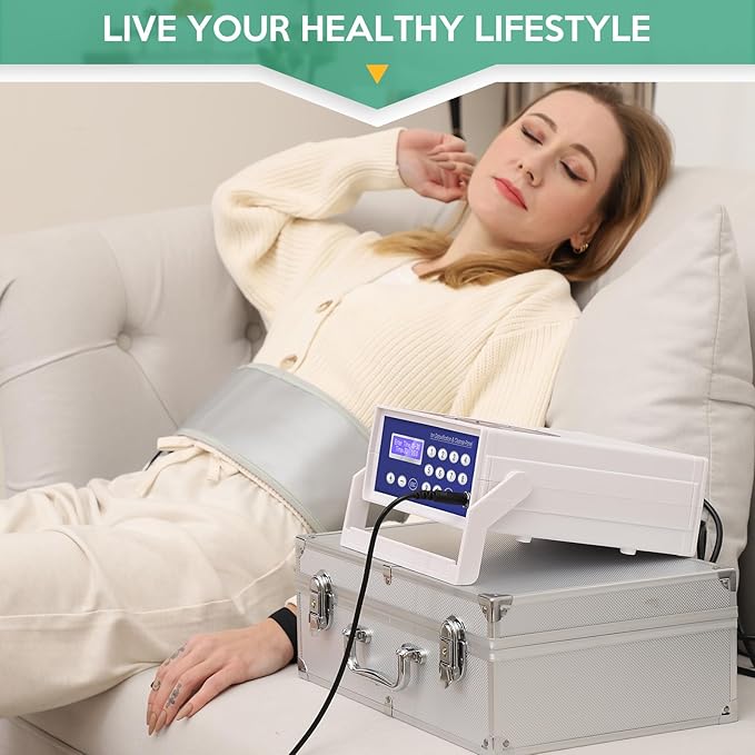 Ionic Detox Foot Bath Machine, Foot Detox Machine Ionic Detox Foot SPA System with Wrist Strap, Far Infrared Waistbelt and Array As Holiday Gift
