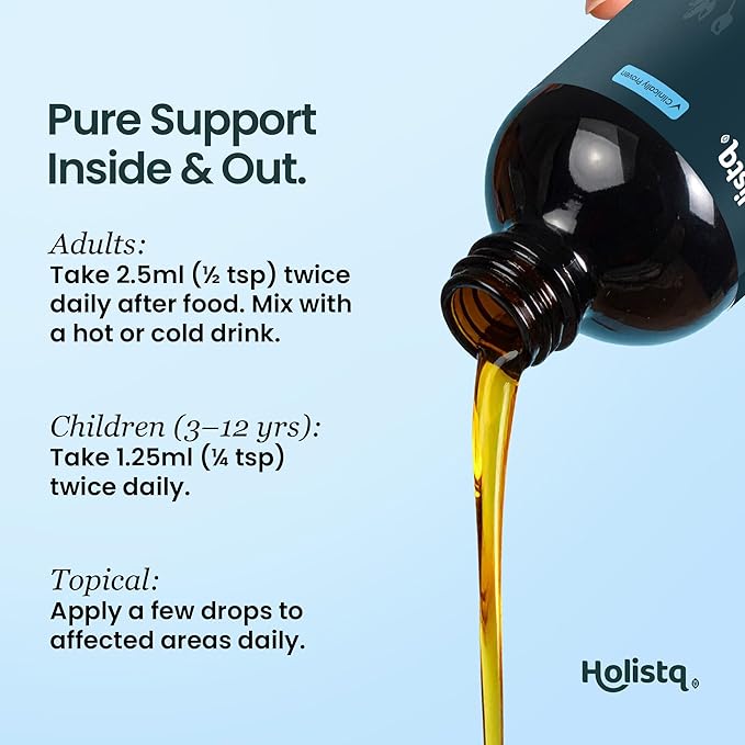 Cold Pressed Black Cumin Nigella Sativa Oil with High Thymoquinone, 250mL | Black Seed Oil Organic Cold Pressed for Immune Support, Hair, Skin, Nails, Joints & Digestive Health, Omega 3 6 9, Non-GMO
