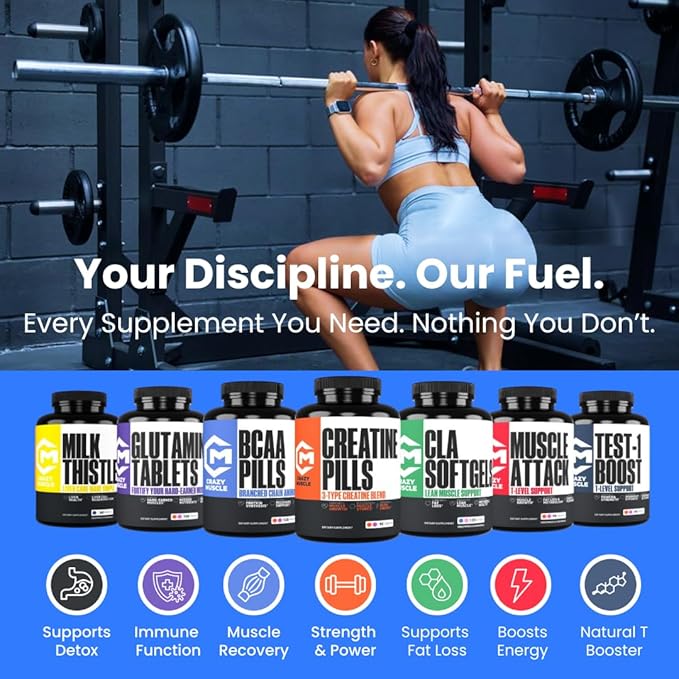 Creatine Pills, 5g 3X Pure Creatine Monohydrate Pills, Pre Workout Bulk Muscle Mass Gainer, High Absorption Easy to Take ThreeAtine 3 Type Optimum Performance for Lean Growth Men Women, 90 Tablets